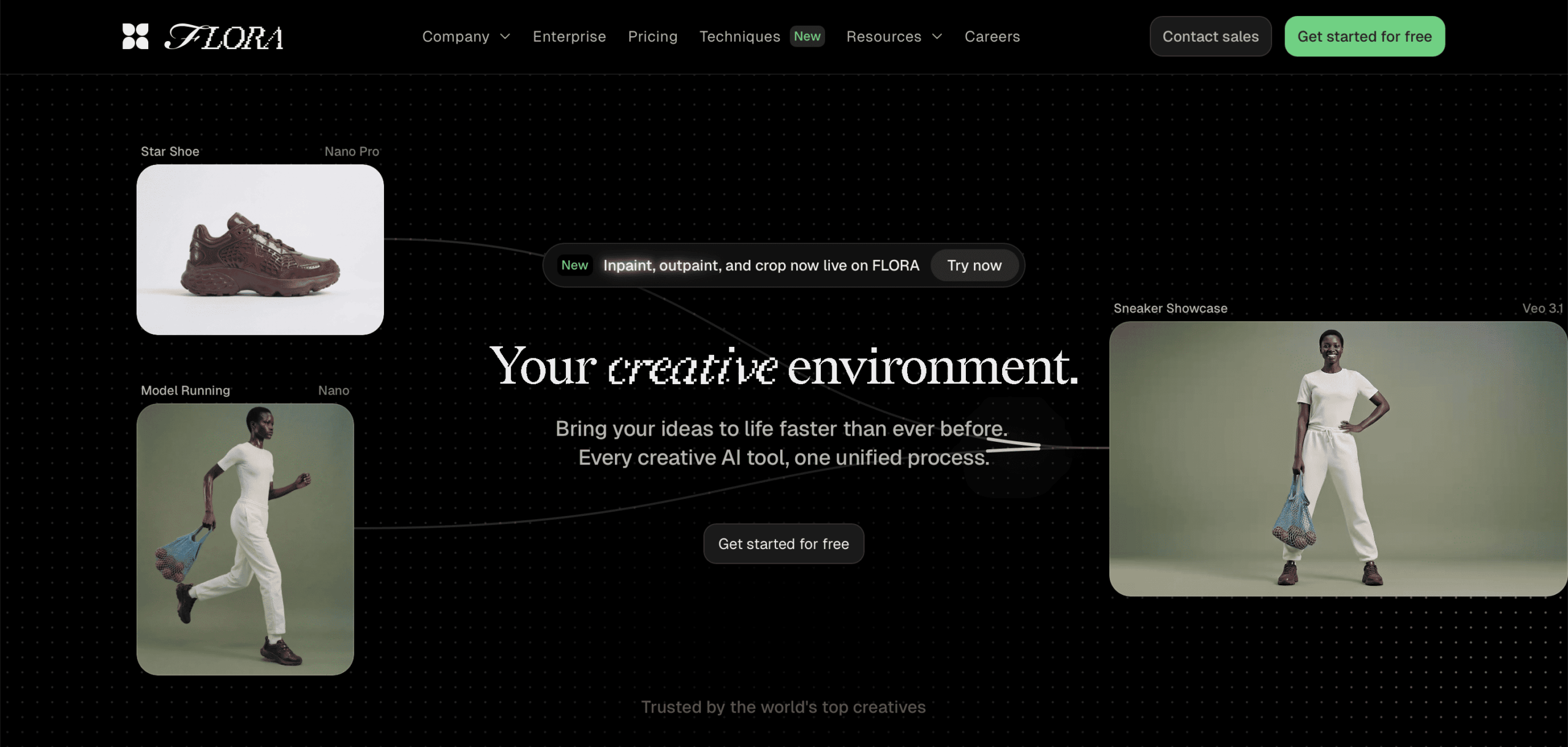 Flora AI review — node-based AI creative workflow for brand production tested by Memorable Studio